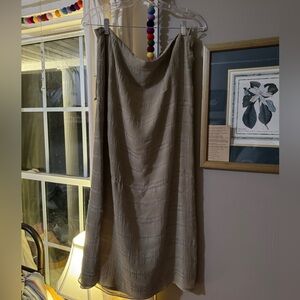 Sage Green Giorgio Armani Maxi Skirt